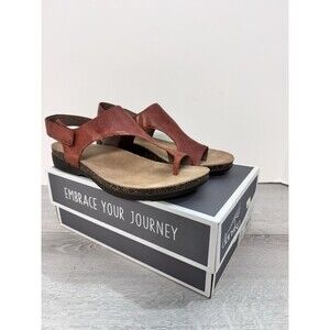 Dansko Reece Orange Waxy Women's Comfort Sandal - EU 37 US 6.5-7 New